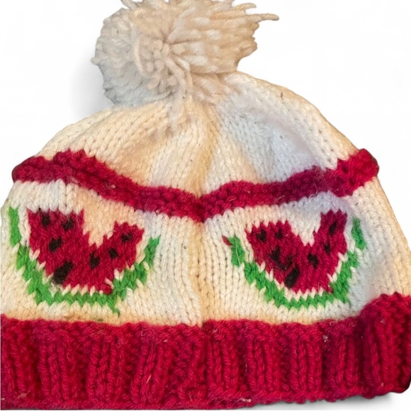 Source Unknown Other - Cozy Watermelon Knit Kids Toddle Hat Beanie